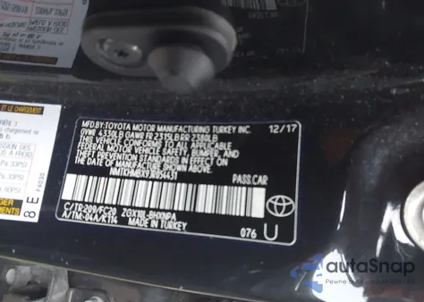 2018 Toyota C-Hr Xle from USA, damaged, VIN NMTKHMBX9JR054431